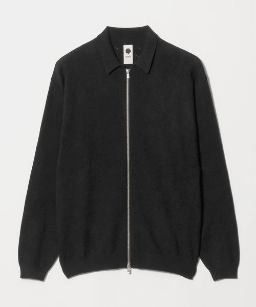 vowels/＜vowels＞ Eyelet Zip Up/ニット/ニット / セーター
