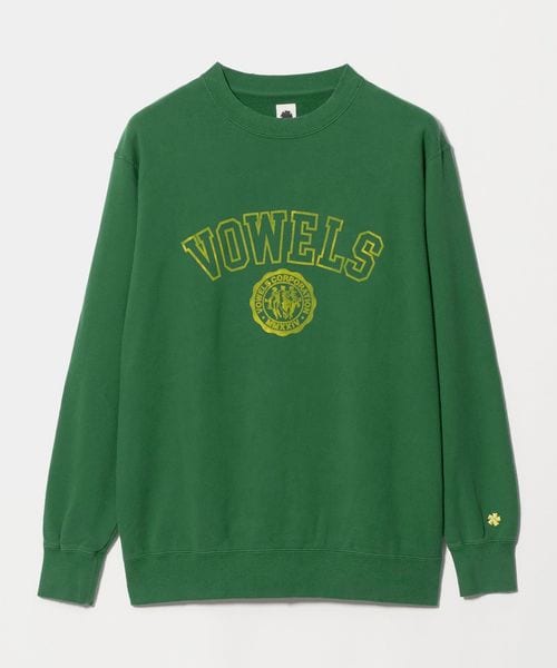 vowels/＜vowels＞ Collegiate CN SWEAT SHIRT/スウェットシャツ/スウェット / パーカー