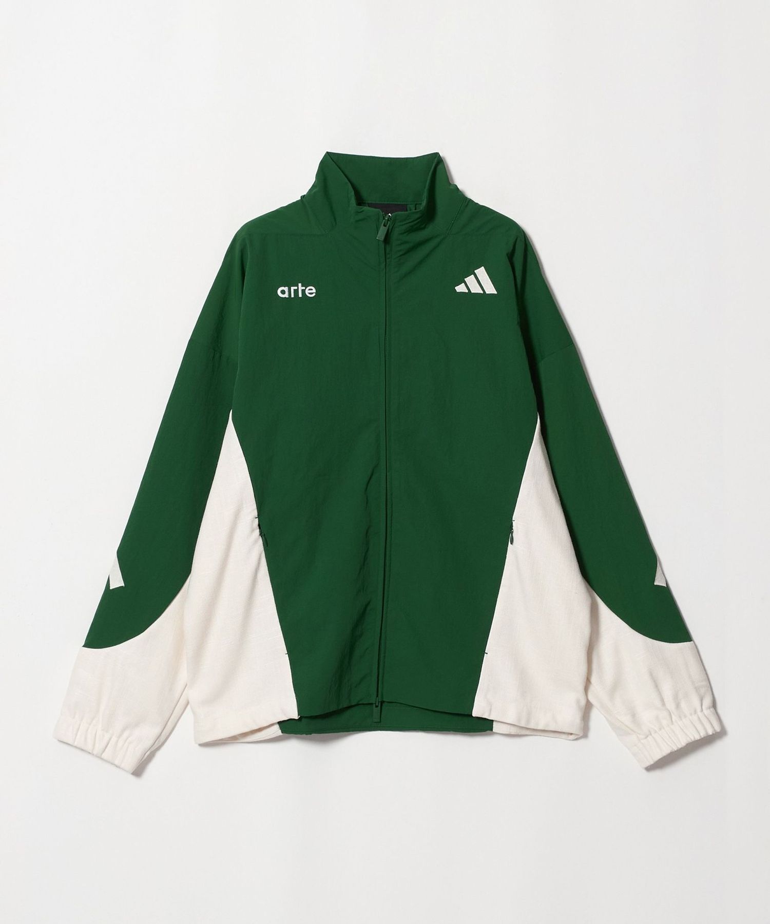 【希少】トラックジャケットATP型バイカラー3XLビッグサイズ深緑白 adidas x Arte Antwerp＞ Z.N.E. Material Mix Trackpant/トラック