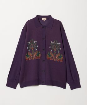 NEZU YOHINTEN/＜NEZU YOHINTEN＞ KNIT JACQURD SHIRT/シャツ/カーディガン / ボレロ