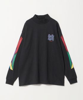 SHIDEN/＜SHIDEN＞ Mock Neck LS Tee BARI BARI/ロングスリーブTシャツ/Tシャツ / カットソー