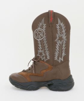 SWJP/＜SWJP × Tomo and Co.＞ FUNctional COSMIC WESTERN BOOTS/ブーツ/ロングブーツ