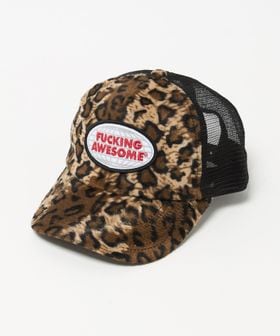 FUCKING AWESOME/＜FUCKING AWESOME＞ Leopard Trucker Hat/キャップ/キャップ