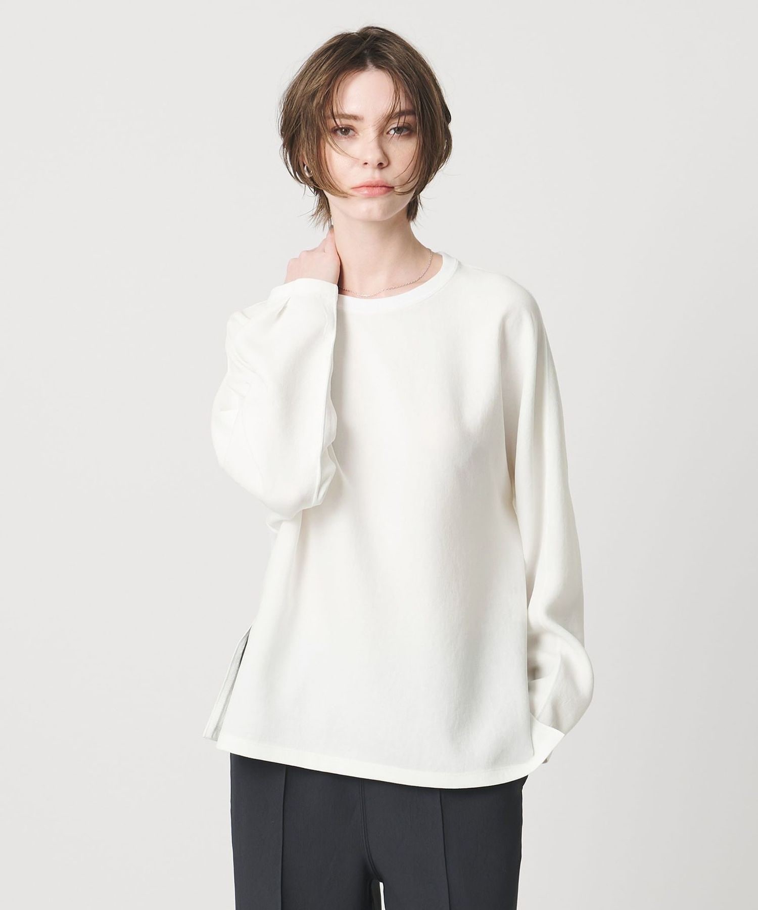 D.O UNITED ARROWS BY DAISUKE OBANA for WOMEN＞I DLMN L/SL CREW