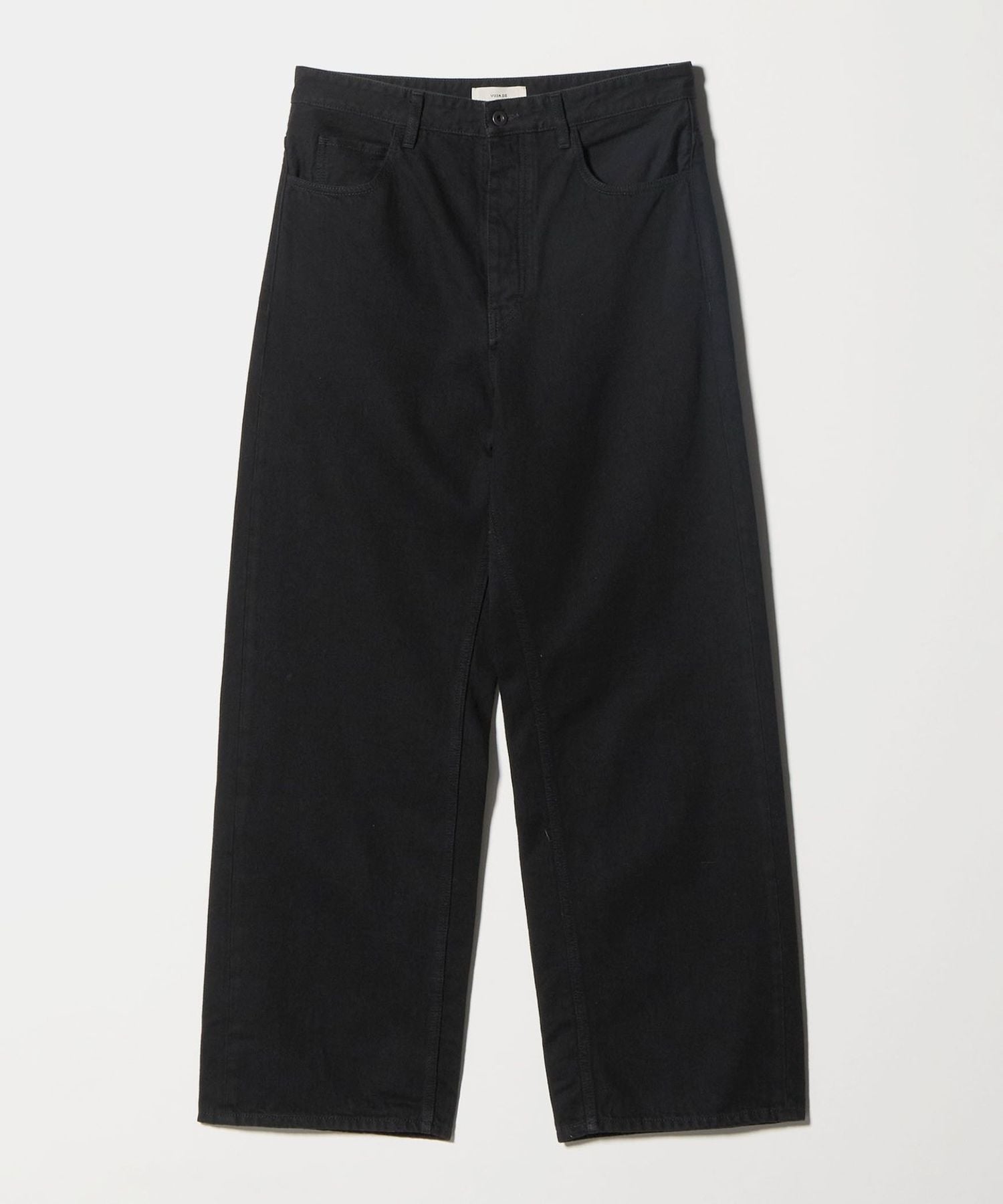 VUJA DE＞ Steve WIDE DENIM BLK/デニムパンツ