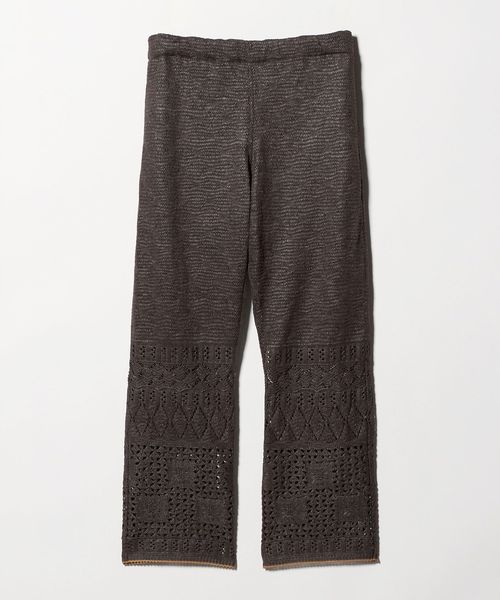 COOHEM/＜COOHEM＞ SUKASHI EMBOSSED PANTS/パンツ/イージーパンツ