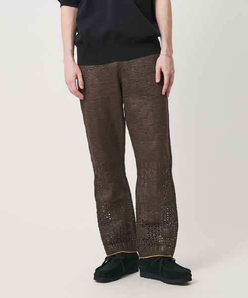 COOHEM/＜COOHEM＞ SUKASHI EMBOSSED PANTS/パンツ/イージーパンツ
