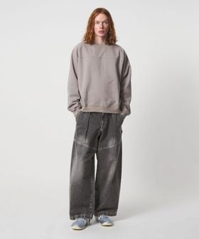 UNITED ARROWS & SONS/＜UNITED ARROWS & SONS＞ BLEACH DENIM WIDE PANTS/デニムパンツ/デニムパンツ