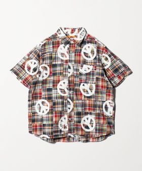 SWJP/＜SWJP＞ MADRAS HIPPIE SHIRT/ショートスリーブシャツ/シャツ / ブラウス