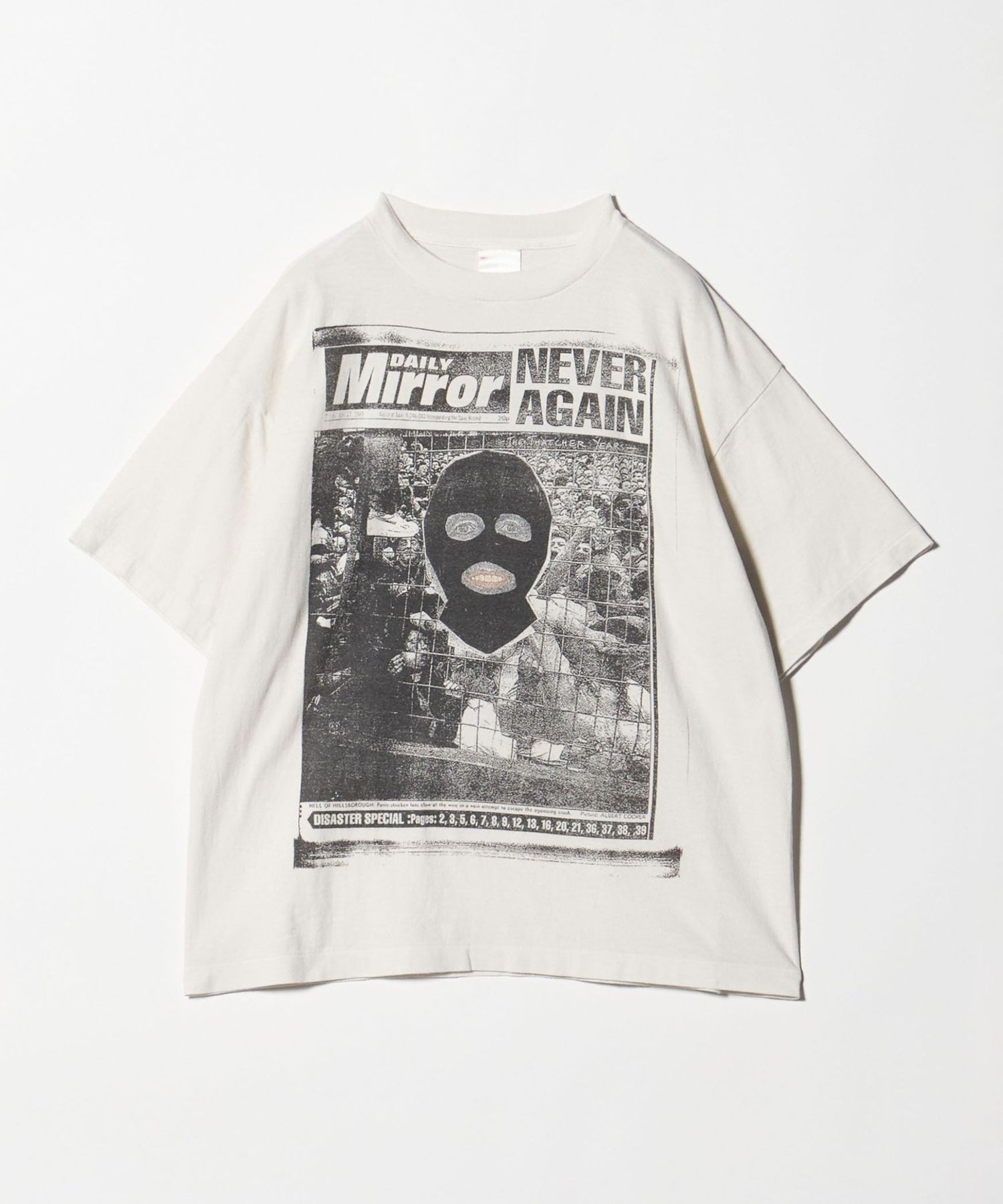 Jamie Reid × SAINT M××××××＞ MASK TEE/Tシャツ