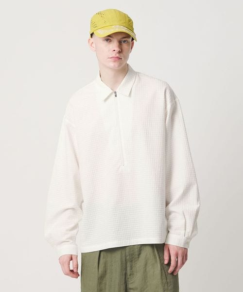 UNITED ARROWS & SONS/＜UNITED ARROWS & SONS＞ RIP H/ZIP SHIRT/シャツ/シャツ / ブラウス