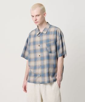 UNITED ARROWS & SONS/＜UNITED ARROWS & SONS＞ CHECK SNAP S/SL SHIRT/ショートスリーブシャツ/シャツ / ブラウス