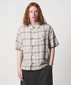 UNITED ARROWS & SONS/＜UNITED ARROWS & SONS＞ CHECK SNAP S/SL SHIRT/ショートスリーブシャツ/シャツ / ブラウス