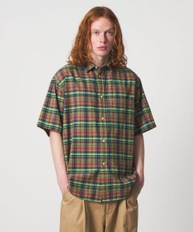 UNITED ARROWS & SONS/＜UNITED ARROWS & SONS＞ MADRAS CHECK REG SHIRT/ショートスリーブシャツ/シャツ / ブラウス