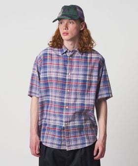 UNITED ARROWS & SONS/＜UNITED ARROWS & SONS＞ MADRAS CHECK REG SHIRT/ショートスリーブシャツ/シャツ / ブラウス