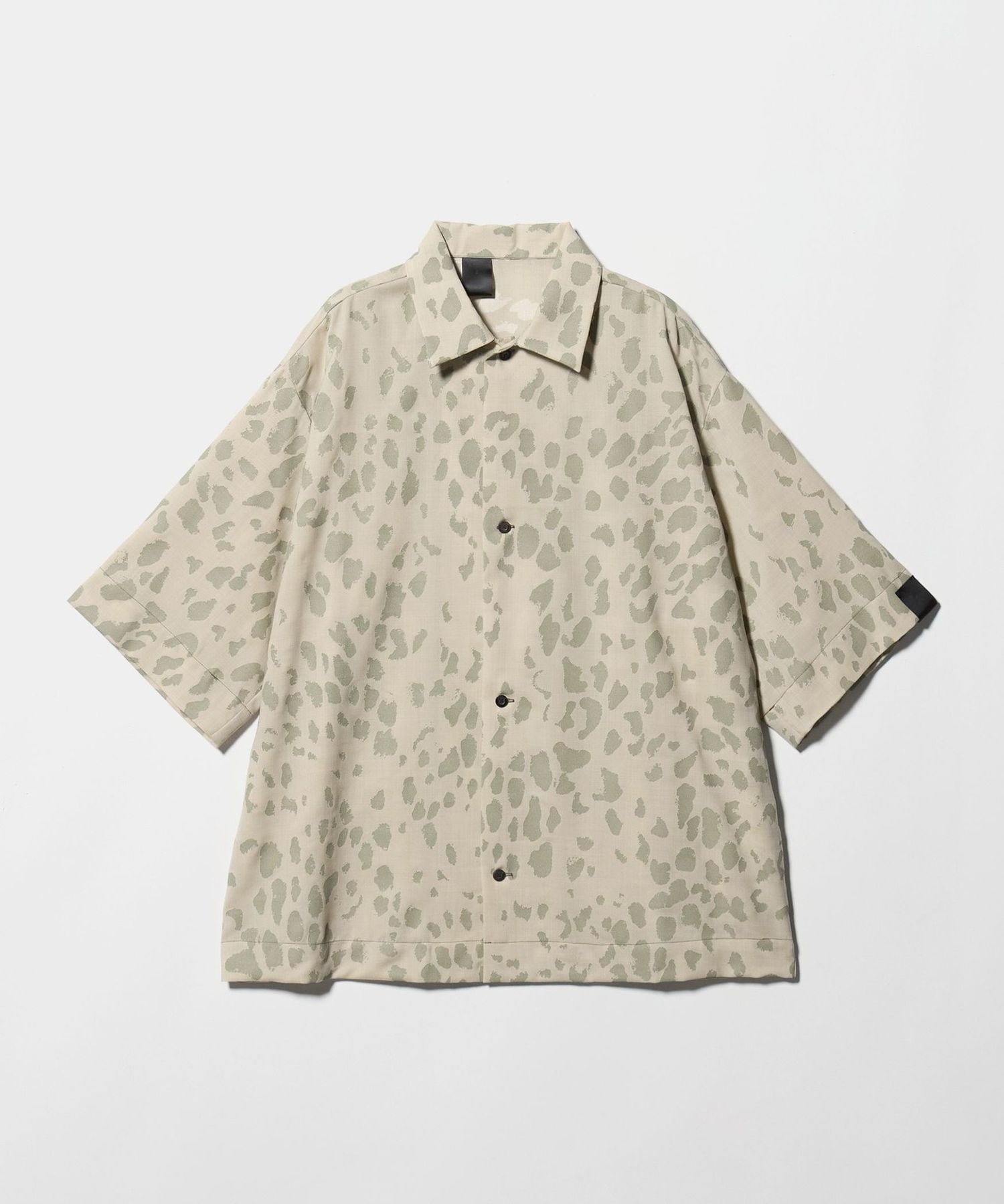 ¥36,300【RUSSELUNO/5】サスペンダーロングスリーブシャツ　豹柄 N.HOOLYWOOD＞ LEOPARD SHORT SHIRT/ショートスリーブシャツ