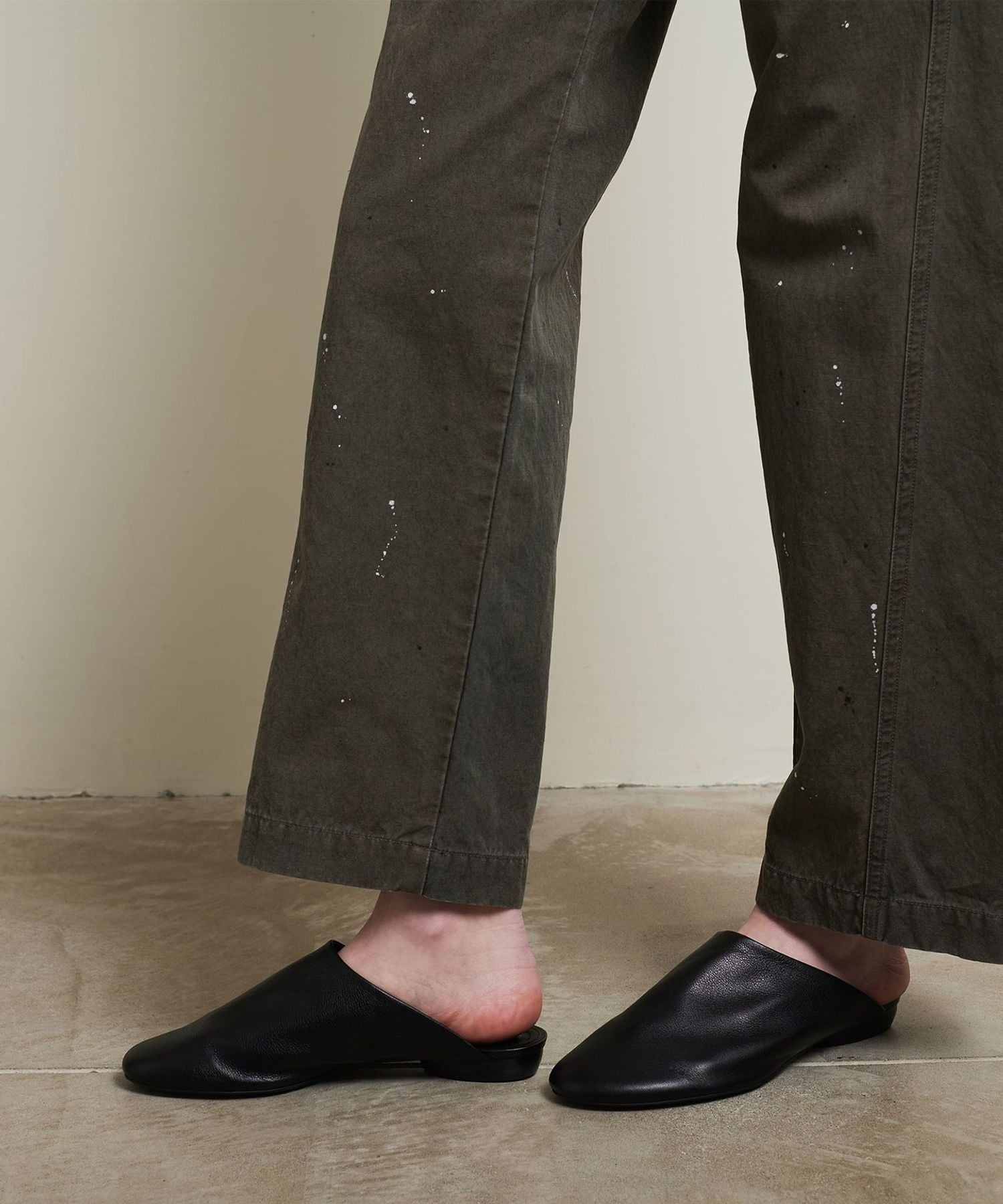 ATTISESSION＞レザー ミュール