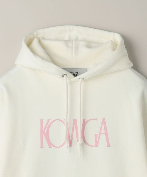 KOWGA＞ロゴ フーディー/ホワイト