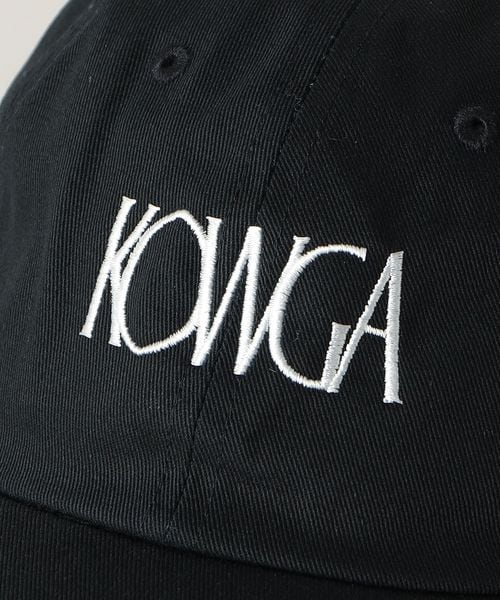 KOWGA＞ロゴ ベースボール キャップ/ブラック