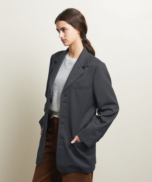 ATTISESSION/＜ATTISESSION＞ツイル 6ボタン ジャケット/テーラードジャケット