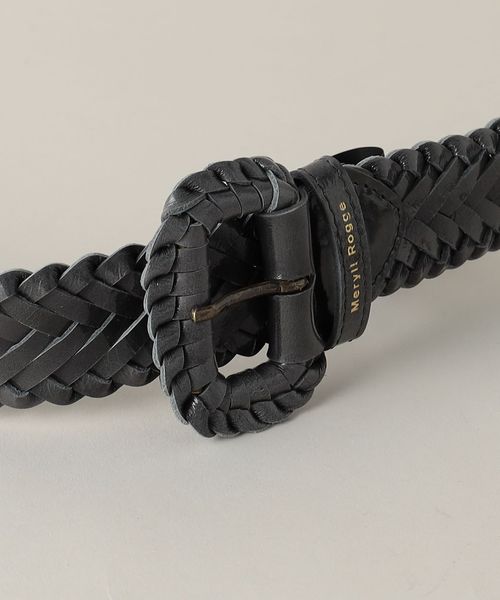Meryll Rogge レザーベルト Meryll Rogge：LEATHER BELT - BLACK - ORANN ONLINE SHOP