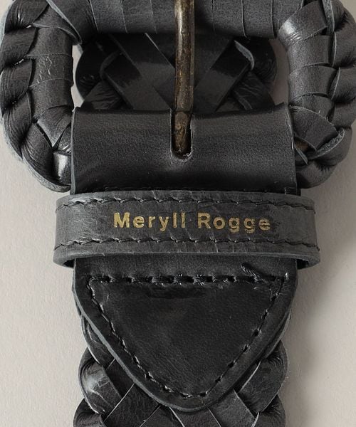 Meryll Rogge レザーベルト Meryll Rogge：LEATHER BELT - BLACK - ORANN ONLINE SHOP