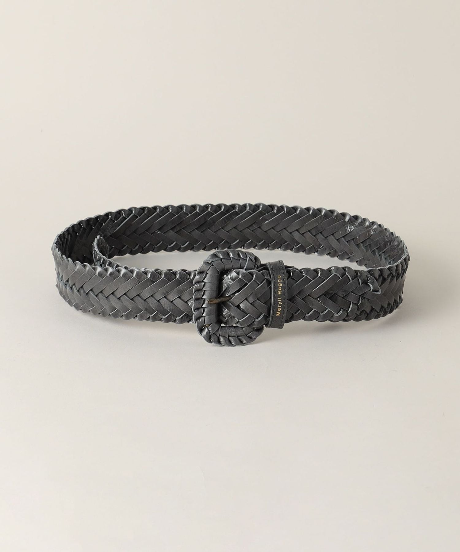 Meryll Rogge レザーベルト Meryll Rogge：LEATHER BELT - BLACK - ORANN ONLINE SHOP