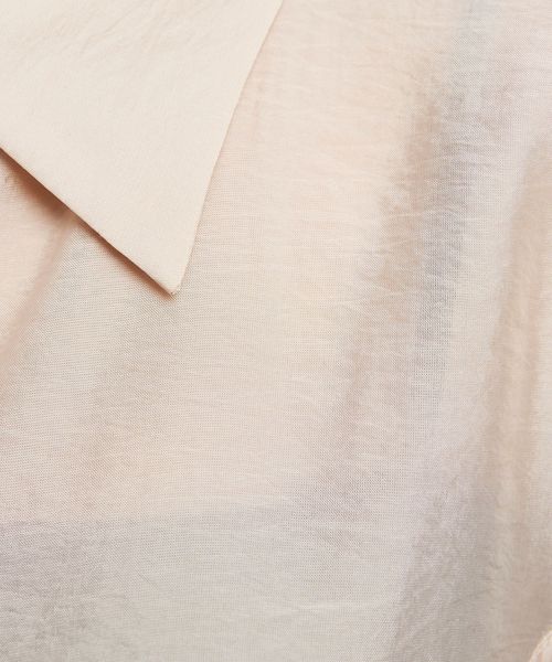 UNITED ARROWS ATTISESSION ジップトップス シャツ ATTISESSION＞ジップ ショートスリーブ トップス