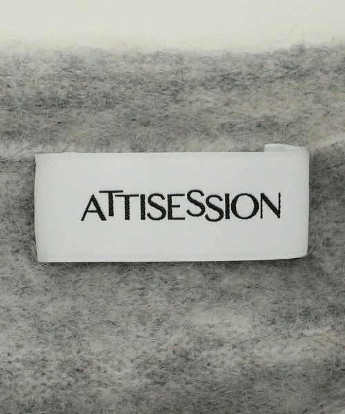 ATTISESSION＞ショートスリーブ ニット