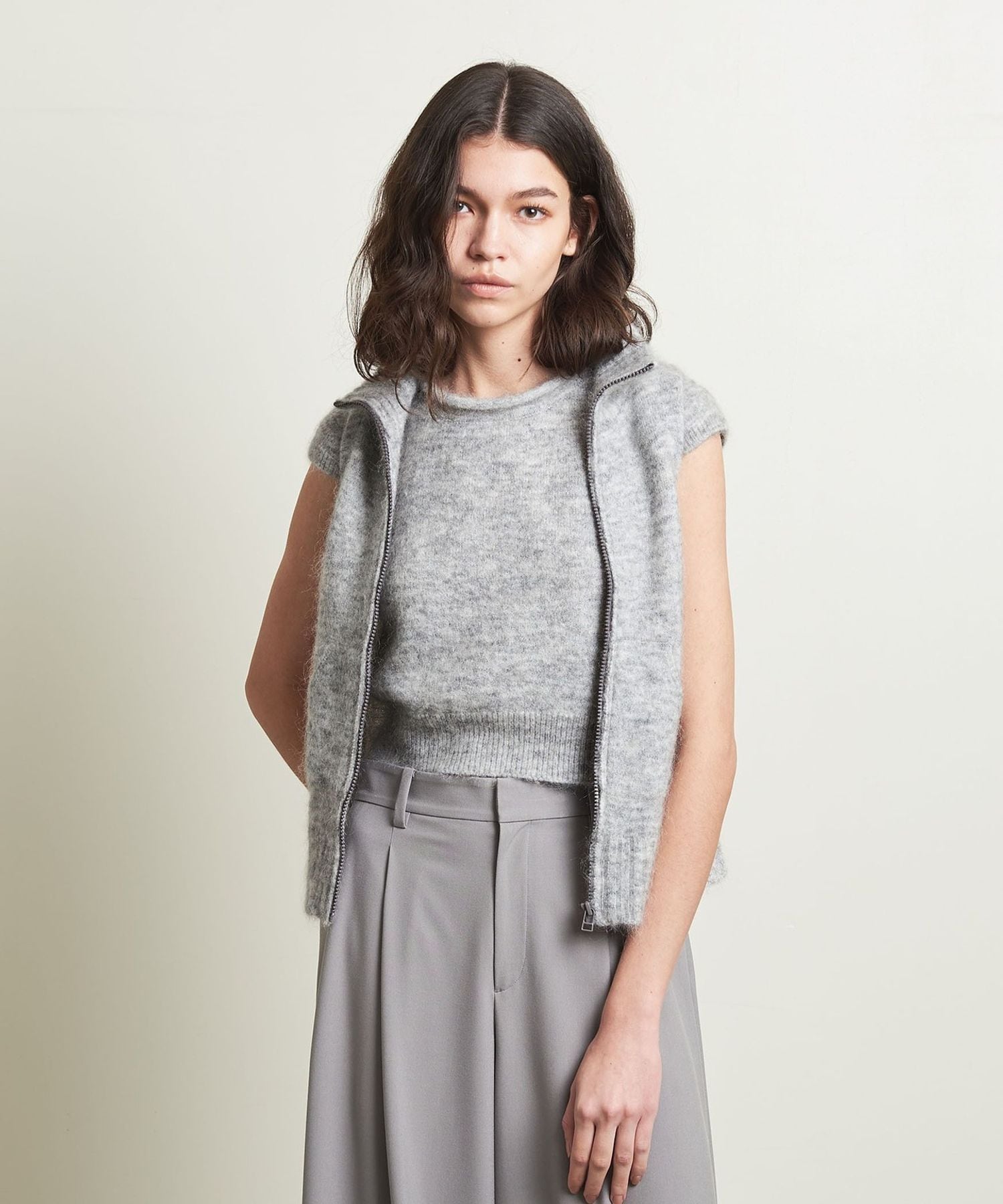 attisession united arrows ニットベスト ブラウン attisession united arrows ニットベスト ブラウン