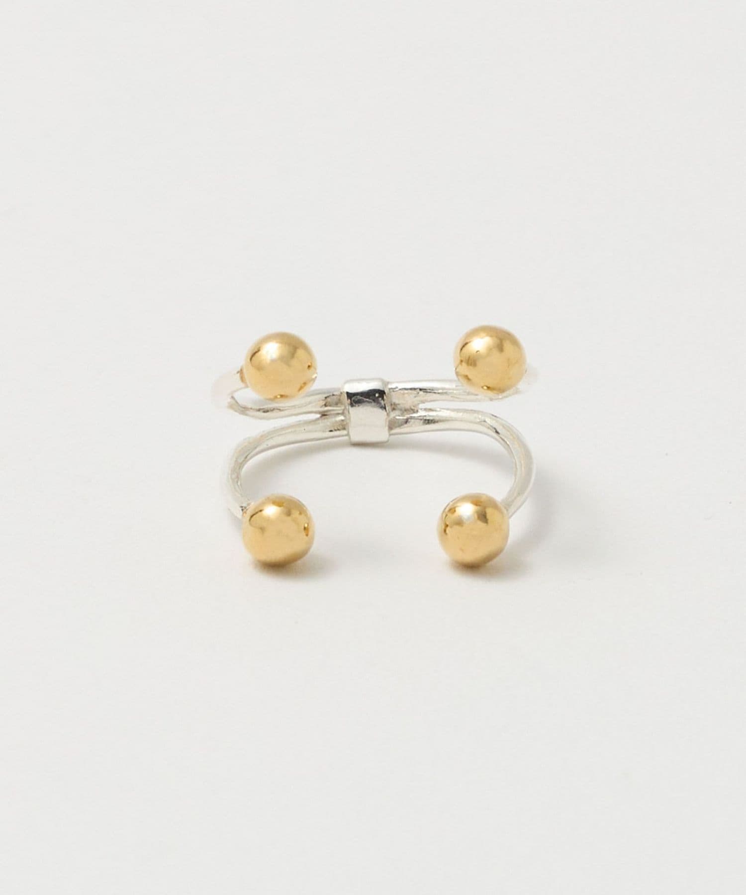 【人気】BEATRIZ PALACIOS◎オーバルクォーツ装飾リング◎指輪◎ Wave Cluster Ring