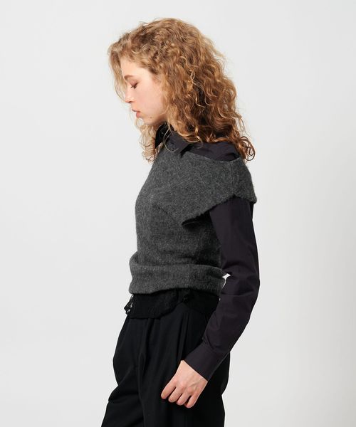 【はる様】UNITED ARROWS ティアード ニット トップス Lylana オフショルダー ジッパー ニットトップス – Lylana