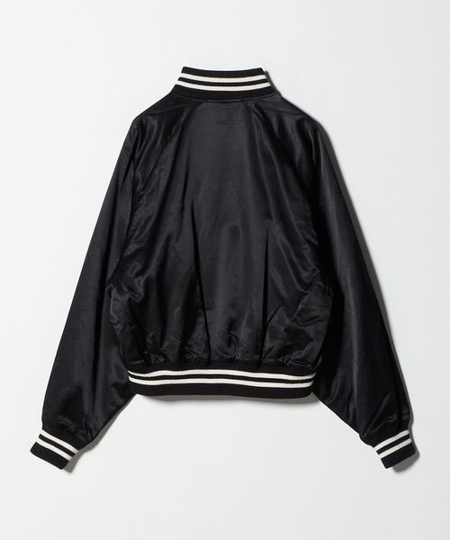 POLO RALPH LAUREN＞ロゴ サテン ボンバー ジャケット