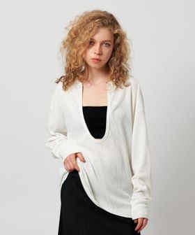 ATTISESSION/＜ATTISESSION＞ビッグ サーマル トップス/Tシャツ / カットソー