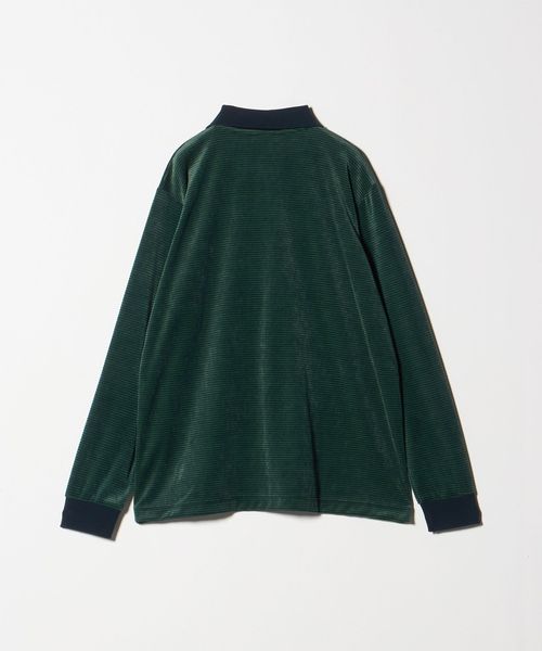 ＜ATTISESSION＞ベロア ボーダー ポロシャツ 5600024Y0030_m1_a018.jpg