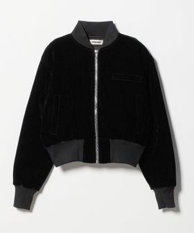 CREMAISH/＜CREMAISH＞クロップド ベロア ジャケット/その他コート / ブルゾン