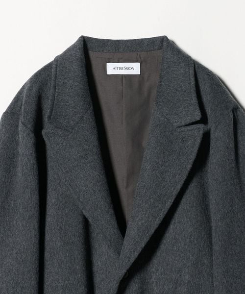 attisession unitedarrows コート ATTISESSION＞ビーバー ロングコート