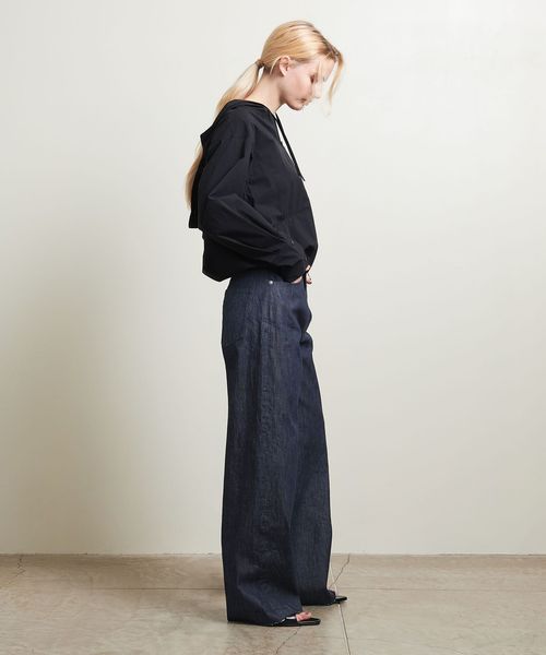 ATTISESSION ハーフ デニム パンツとワイド デニムパンツ ATTISESSION＞ワイド デニムパンツ 4/402