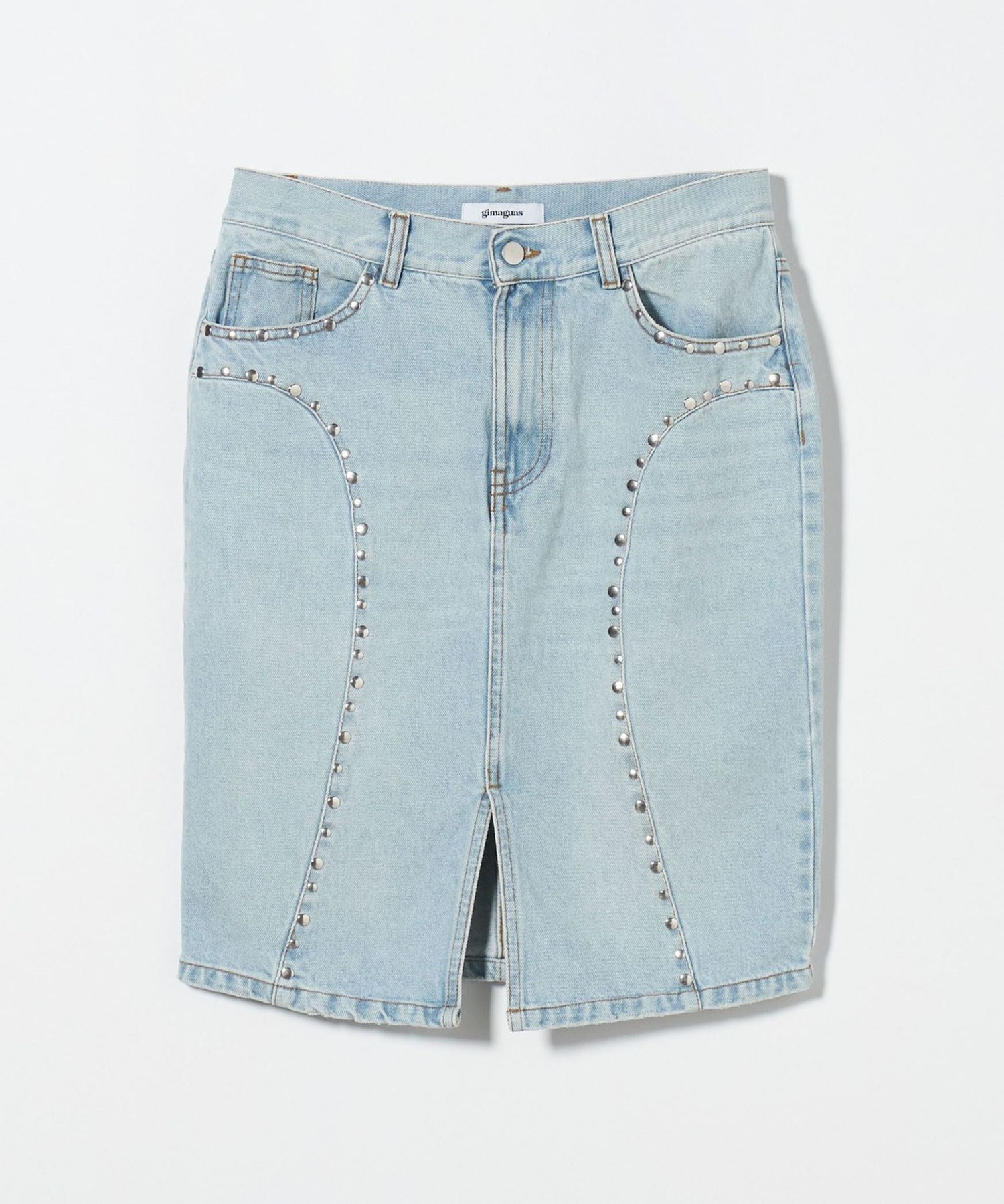 GIMAGUAS ホワイトSwan ミディアムスカート Shop White Swan Midi Skirt on Sale at BeyondStyle – Get 74