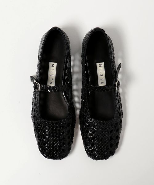 【関税込み】Miista レッド Yeida フラットシューズ Yeida Dark Red Ballerinas | Miista