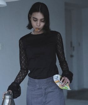 KOWGA/＜KOWGA＞レース ロングスリーブ トップス/その他トップス