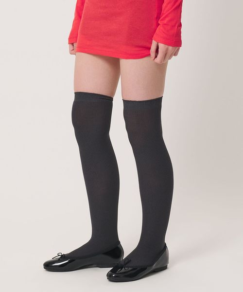 ATTISESSION/＜ATTISESSION＞リブ ハイソックス/ソックス / 靴下