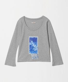TURN/＜TURN＞SCOOP NECK LONG FLARED SLEEVE TEE カットソー/Tシャツ / カットソー