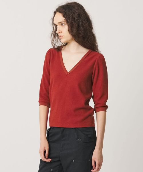 PICCADILLY/【別注】＜PICCADILLY＞サーマル Vネック Tシャツ/Tシャツ / カットソー