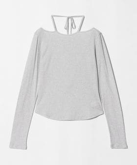 ATTISESSION/＜ATTISESSION＞コットンカシミヤ ホルターネックカットソー/Tシャツ / カットソー