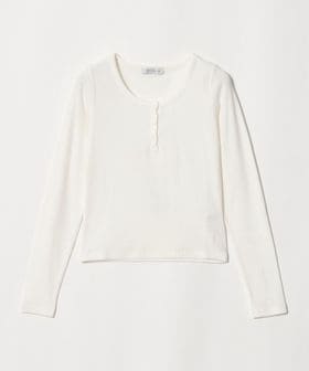 LOW CLASSIC Lc/＜LOW CLASSIC Lc＞ヘンリーネック ロングスリーブ カットソー/Tシャツ / カットソー