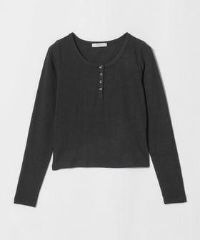 LOW CLASSIC Lc/＜LOW CLASSIC Lc＞ヘンリーネック ロングスリーブ カットソー/Tシャツ / カットソー