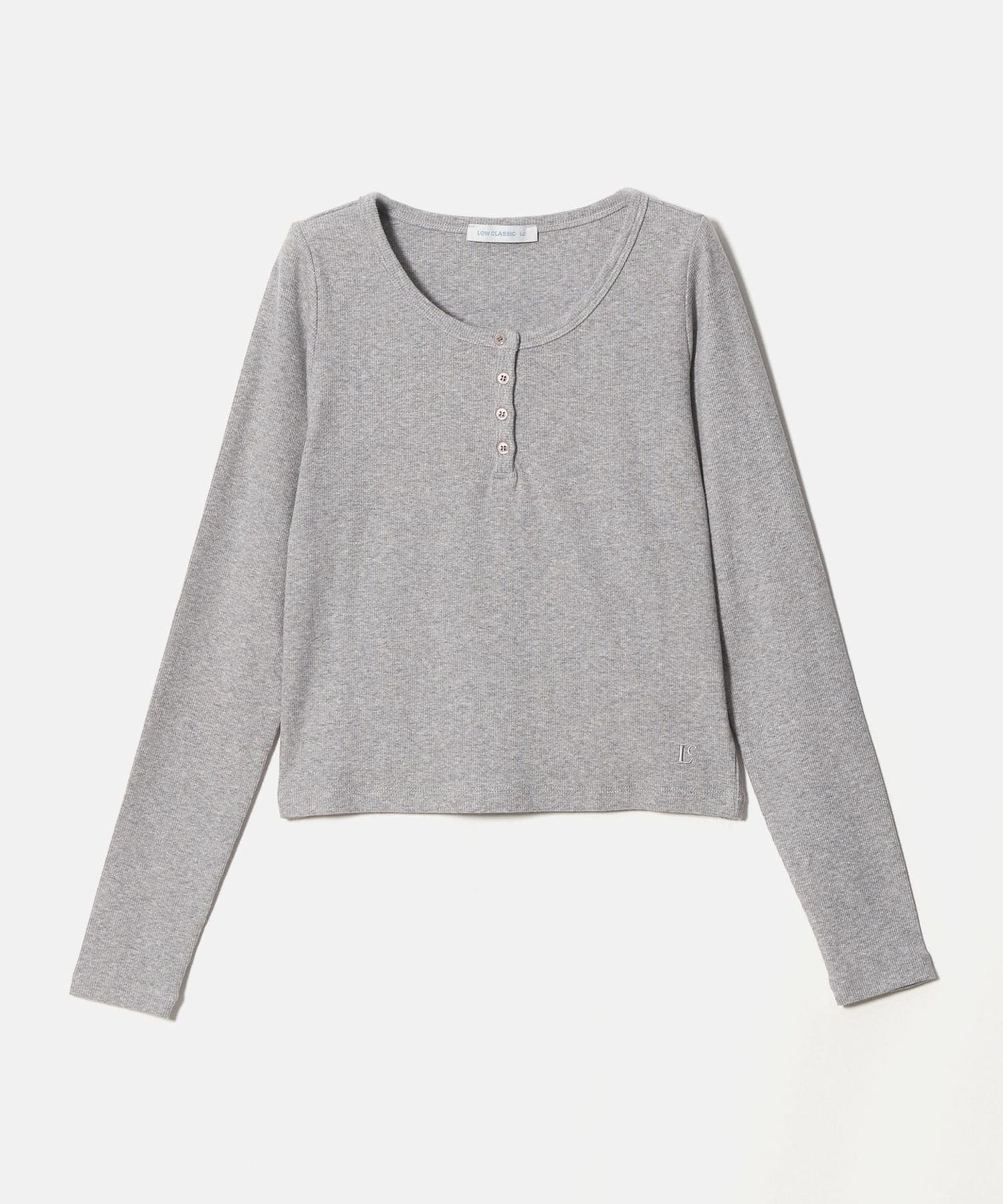 LOW CLASSIC Lc＞ヘンリーネック ロングスリーブ カットソー