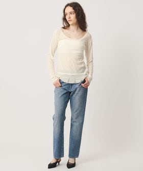 ATTISESSION/＜ATTISESSION＞コットン ダメージ ロングスリーブ カットソー/Tシャツ / カットソー
