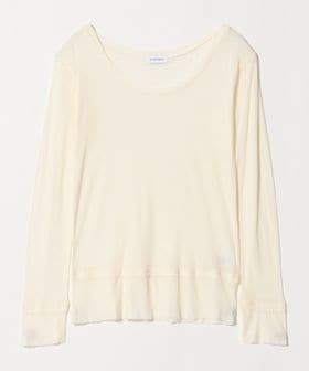 ATTISESSION/＜ATTISESSION＞コットン ダメージ ロングスリーブ カットソー/Tシャツ / カットソー